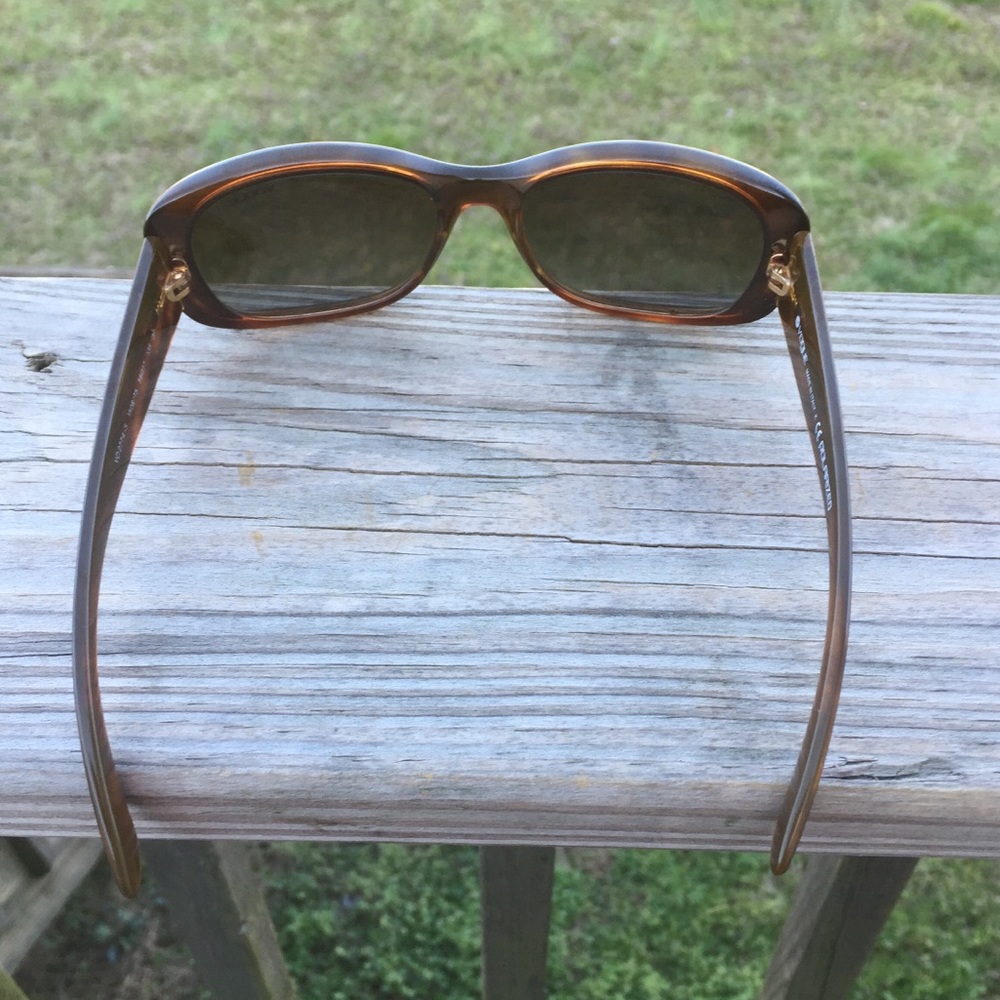 Vogue Polarized Brown Translucent Sunglasses - image 4